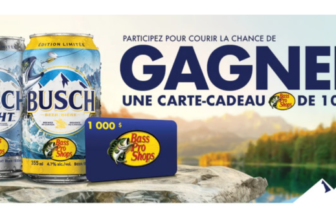 Concours : Gagnez 1 000 $ chez BASS PRO SHOPS