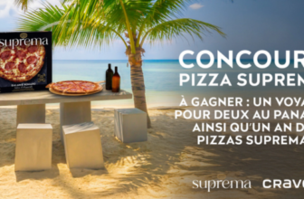 Concours : Gagnez 5000$ pour un voyage au Panama + 1 des 5 prix Pizza Suprema