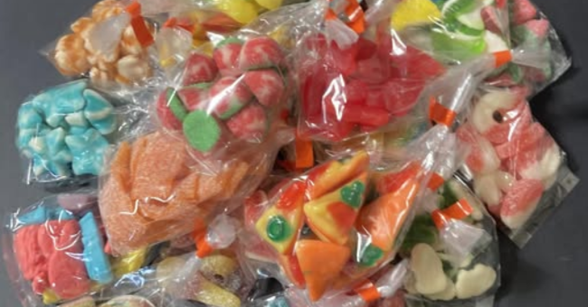 boîte gourmande de bonbons