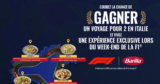 Concours : Gagnez 1 week-end de Formula 1® en Italie de 16000$