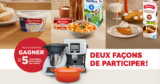 Concours Lactancia : Gagnez 1 robot cuisine Thermomix + 1 machine à espresso Jura xBloom + 1 ensemble de cocottes Le Creuset